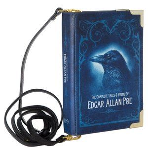 Edgar Allan Poe Book Crossbody Purse - The Raven Handbag - Book Lover Gifts